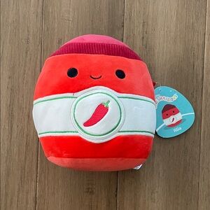 Squishmallows Chili Pepper Red and White Plush